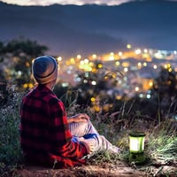 Lighting EVER 600 lumen LED kempinglámpa 2 levehető zseblámpával, USB és elemes, sátor és kültéri keresőlámpa áramszünethez 7