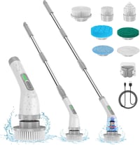 Lightswim 7 az 1-ben elektromos kefe 420 RPM, 2 sebességgel, hosszabbítókarral 1
