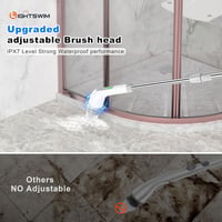 Lightswim 7 az 1-ben elektromos kefe 420 RPM, 2 sebességgel, hosszabbítókarral 7