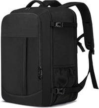 LIGSAN 55x40x20 cm Utazási Hátizsák Repülőgépes Kézipoggyász 44L Laptop Táska - Lufthansa 55x40x20cm-44L, Black 1