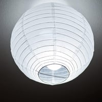 LIHAO 10 Darabos Fehér Papír Lampion Szett LED Világítással Kerek Lámpabúra Esküvői Dekoráció Összehajtható Különböző Méretek 8