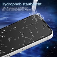 Folie de protecție mată pentru confidențialitate LiiLaa Matt pentru iPhone 17 Pro Max - Sticlă securizată mată anti-spy 6