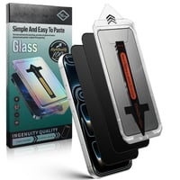 Folie de protecție mată pentru confidențialitate LiiLaa Matt pentru iPhone 17 Pro Max - Sticlă securizată mată anti-spy 1