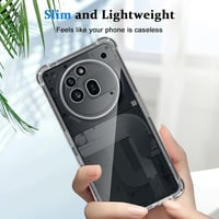 LiiLaa Nothing Phone 3a Pro tok + 2db edzett üveg képernyővédő, TPU szilikon, vékony átlátszó ütésálló - NP 3A Pro 6
