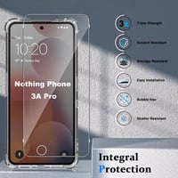 LiiLaa Nothing Phone 3a Pro tok + 2db edzett üveg képernyővédő, TPU szilikon, vékony átlátszó ütésálló - NP 3A Pro 7