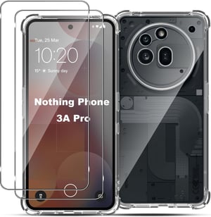 LiiLaa maska za Nothing Phone (3a) Pro + 2 kom. kaljeno staklo - prozirna