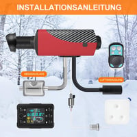 Likaci 5-8KW Diesel Fűtés 12V/24V LCD Kijelzővel és Távirányítóval Autóhoz 3