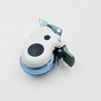 Roată pivotantă pentru mobilier LIKERAINY cu frână, montare pe placă, diametru roată 75 mm, roți pentru dulap și masă 3