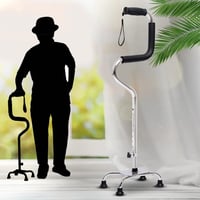 LIKEUDO magasságállítható járulékos segédeszköz, négylábú járóbot, felállást segítő aid 8