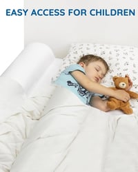 Lilian&Gema 2 db Felfújható Ágyneművédő Sín 130 cm Gyerekágyhoz Utazáshoz 8