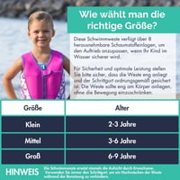 Limmys Gyerek Úszómellény Állítható Felhajtóerővel, Neoprén Kényelemmel - L, pink windmill 6