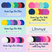 Limmys prémium szilikon úszósapka unisex - kényelmes, klórálló fürdőhaube felnőtteknek 8