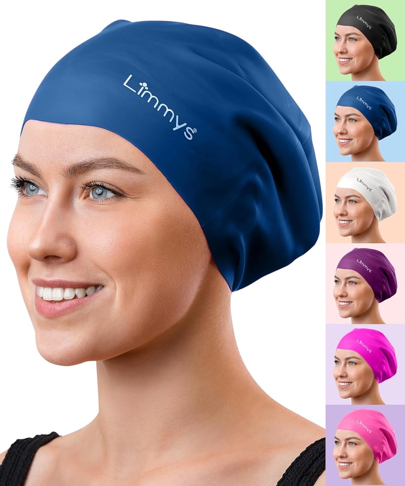 Limmys prémium szilikon úszósapka unisex - kényelmes, klórálló fürdőhaube felnőtteknek