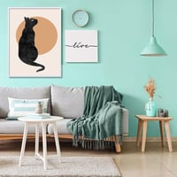 lincoolart 50x70 cm Képkeret Szett 3 db Fehér MDF Fa Poszter Keret Akril Üveggel 4