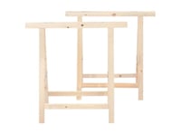 Șevalet din lemn de pin Linea Garden Friend C1299018, 75x75x10 cm - Șevalet de pictură din lemn natural pentru artiști 3