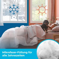 Celooročný prešívaný paplón z mikrovlákna Linenspa – Ultra mäkký – 135x200 cm, béžový/hnedý 6