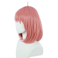 Linfairy Anya Forger Rózsaszín Bob Paróka Cosplay Jelmez Kiegészítő Nőknek 5