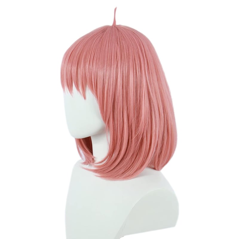 Linfairy Anya Forger Rózsaszín Bob Paróka Cosplay Jelmez Kiegészítő Nőknek