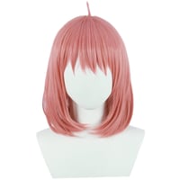 Linfairy Anya Forger Rózsaszín Bob Paróka Cosplay Jelmez Kiegészítő Nőknek 1