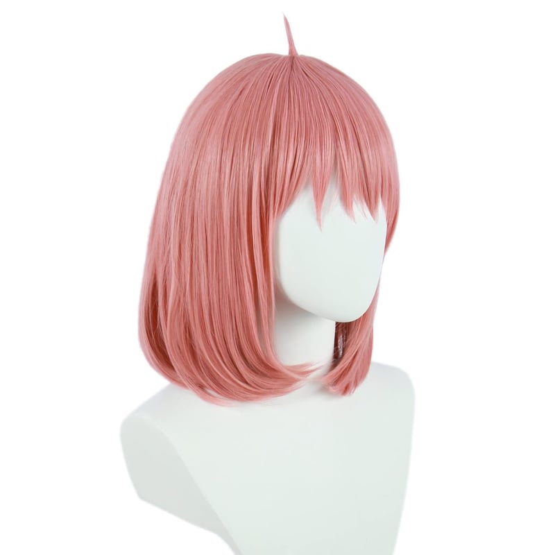 Linfairy Anya Forger Rózsaszín Bob Paróka Cosplay Jelmez Kiegészítő Nőknek