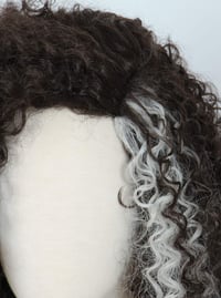 Linfairy hosszú afro göndör paróka nőknek jelmez cosplay halloween 3