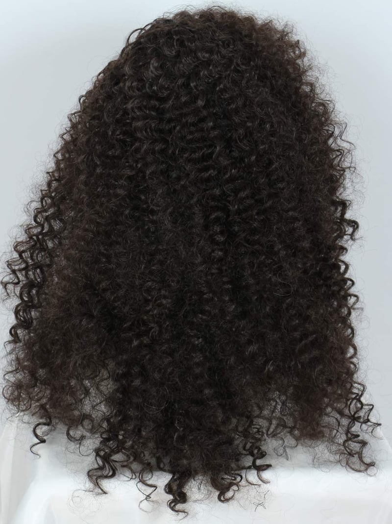 Linfairy hosszú afro göndör paróka nőknek jelmez cosplay halloween