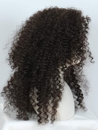 Linfairy hosszú afro göndör paróka nőknek jelmez cosplay halloween 4