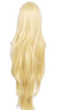 Linfairy hosszú szőke Rachel paróka Halloween jelmez cosplay nőknek 90cm 6