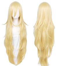 Linfairy Rachel duga perika, plava, za cosplay/Halloween kostim, 90 cm 2
