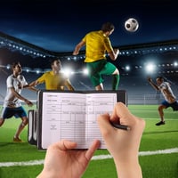 LINGJIA 2db Sárga-Piros Játékvezető Kártya Füttyöggel Futballhoz Sportfelszerelés 6