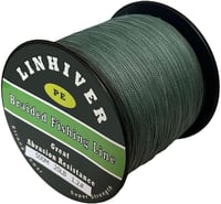 LinHiver Fonott Horgászzsinór 20-100 lbs Erős Kopásálló Vékony Alacsony Nyúlás 2