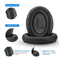 Pernițe pentru căști Link Dream pentru Bose QuietComfort 35, QC35 și QC35 II - Pernițe de schimb - Negru 3