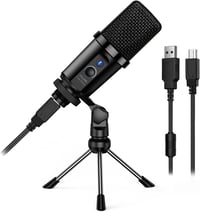 Link Dream DM19 USB kondenzátor mikrofon, kardioid, állvánnyal, némítógombbal 1