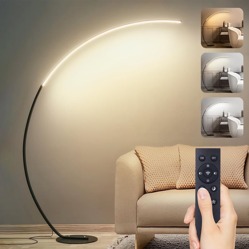 Linkenail LED ívlámpa 25W dimmelhető távirányítóval, 3 színhőmérséklet