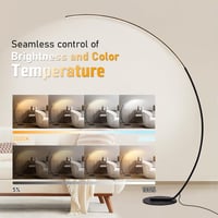 Linkenail LED ívlámpa 25W dimmelhető távirányítóval, 3 színhőmérséklet 2