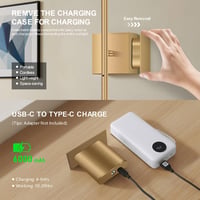 Linkenail USB-s fali lámpa távirányítóval, 6000mAh, 350° forgatható, 2 db 3