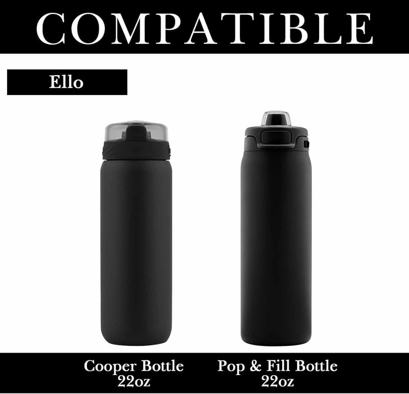 Linkidea 2 db-os kulacsvédő, kompatibilis az Ello Cooper/Pop & Fill 22oz-os kulacsokkal,