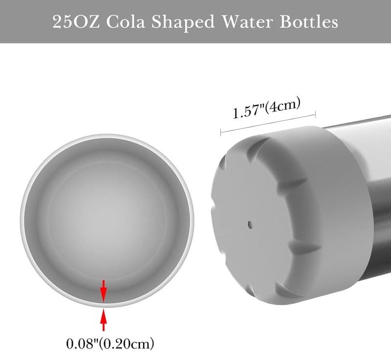 Linkidea 2 db szilikon palack védőhüvely 25oz palackhoz - szürke