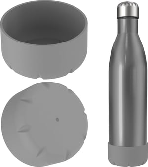 Linkidea silikonska zaštitna navlaka za bocu od 25 oz (cca 740 ml) - siva, 2 komada