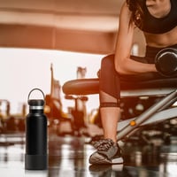 Linkidea Szilikon Kulacsvédő Szett - Hydro Flask Kompatibilis Aljvédő 12-24oz Méretekhez - Ütésálló Palackvédő Borítás, 2db, Fekete 5
