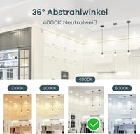 Linkind 12V LED Spotlámpa GU5.3 3.4W MR16 Semleges Fehér 4000K 5db 3