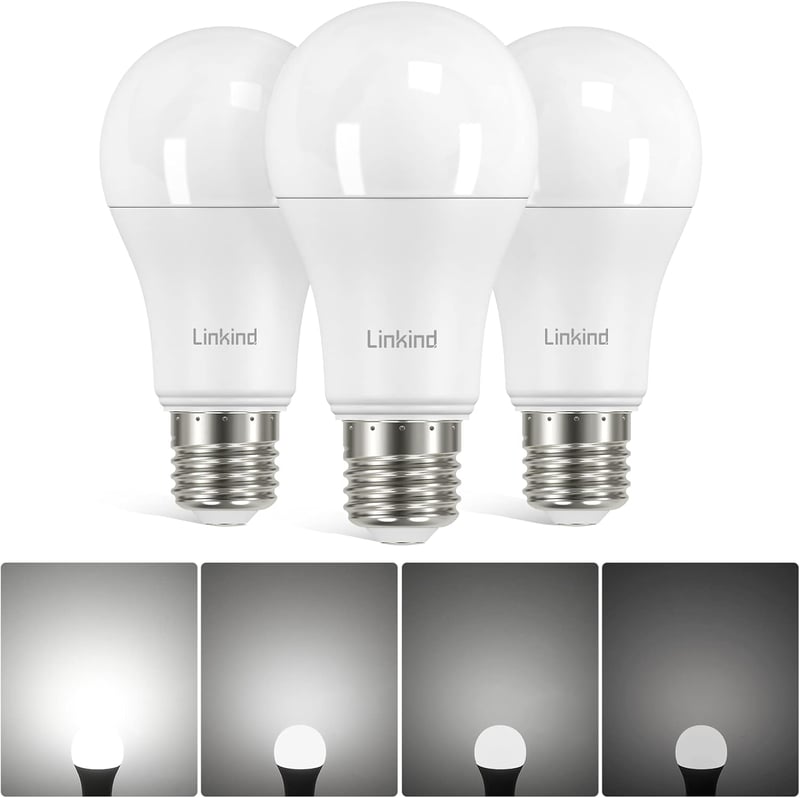 Linkind 13W E27 LED izzó 5000K nappali fehér, 1521 lm, 3 db csomag