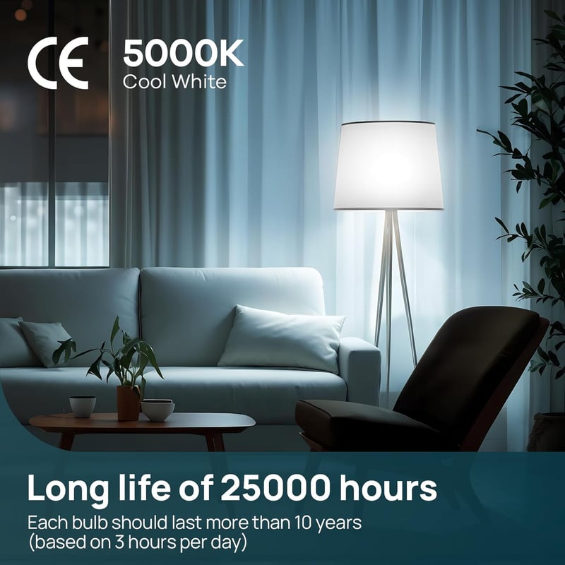 Linkind 13W E27 LED izzó 5000K nappali fehér, 1521 lm, 3 db csomag