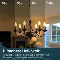 Linkind B35 LED izzó meleg fehér E14 foglalat 3
