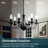 Linkind B35 LED izzó meleg fehér E14 foglalat 6