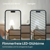 Linkind E14 LED Golf P45/G45 Izzó 4.9W, 500 Lumen, 5000K Nappali Fehér, 40W Helyettesítő, Energiatakarékos Csepp Forma, 6 Darabos Csomag 4