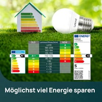 Linkind E27 Dimmelhető LED Gömb Izzó, 4.2W, 40W Helyett, 2700K Meleg Fehér, 470 Lumen, Energiatakarékos P45/G45 Lámpa, 6 db Csomag 9