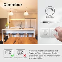 Linkind E27 Dimmelhető LED Gömb Izzó, 4.2W, 40W Helyett, 2700K Meleg Fehér, 470 Lumen, Energiatakarékos P45/G45 Lámpa, 6 db Csomag 3