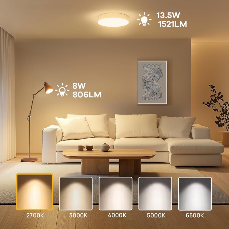 Linkind E27 LED Izzó 13.7W - 100W Hagyományos Izzó Helyett, 1521 Lumen, 2700K Meleg Fehér, 220° Szórási Szög, Beltéri Használatra, 6 Darabos