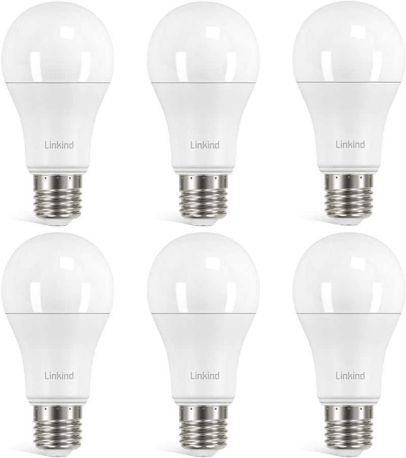 Linkind E27 LED Izzó 13.7W - 100W Hagyományos Izzó Helyett, 1521 Lumen, 2700K Meleg Fehér, 220° Szórási Szög, Beltéri Használatra, 6 Darabos